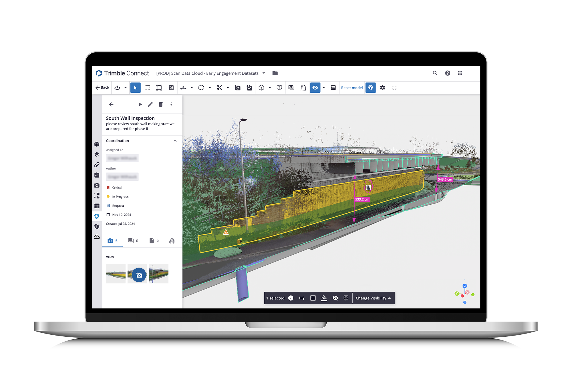Trimble Reality Capture platform service - Geo-matching