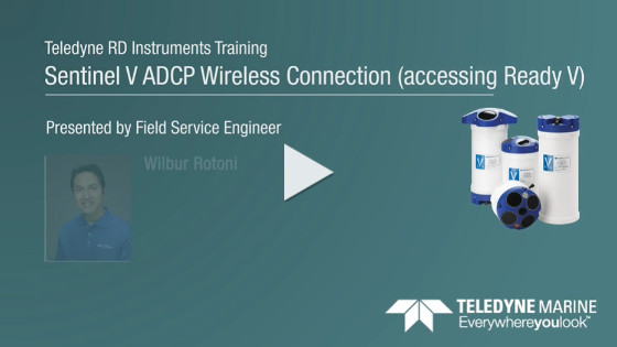 Training Video - Sentinel V ADCP Wireless Connection (accessing Ready V ...