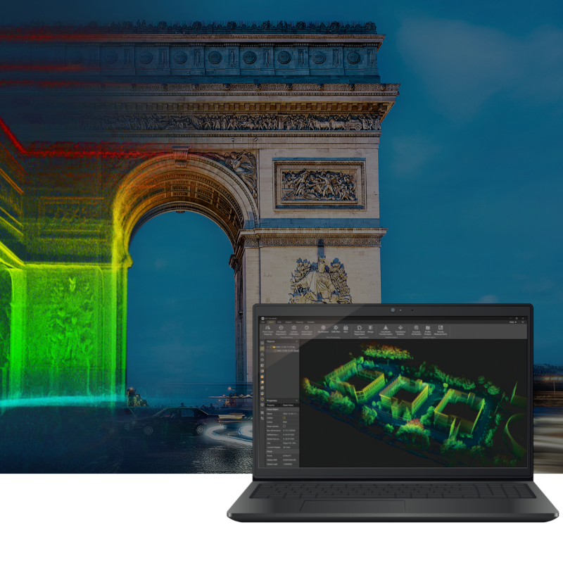 Trion Model Point Cloud Processing Software - Geo-matching