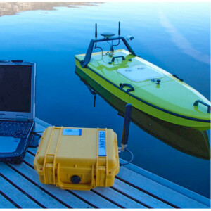 Survey software (in this case Hydromagic) integrated with Dynautics E-Boat control system. - Dynautics E-Boat SPECTRE Autopilot - Compare with similar products on geo-matching.com