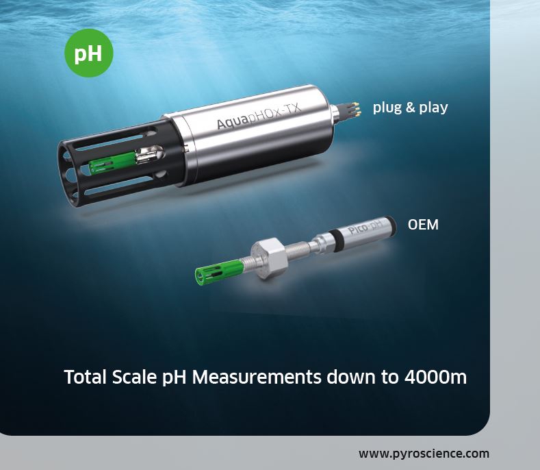 Sensor head for total scale pH measurements with Novel Anti-Fouling ...