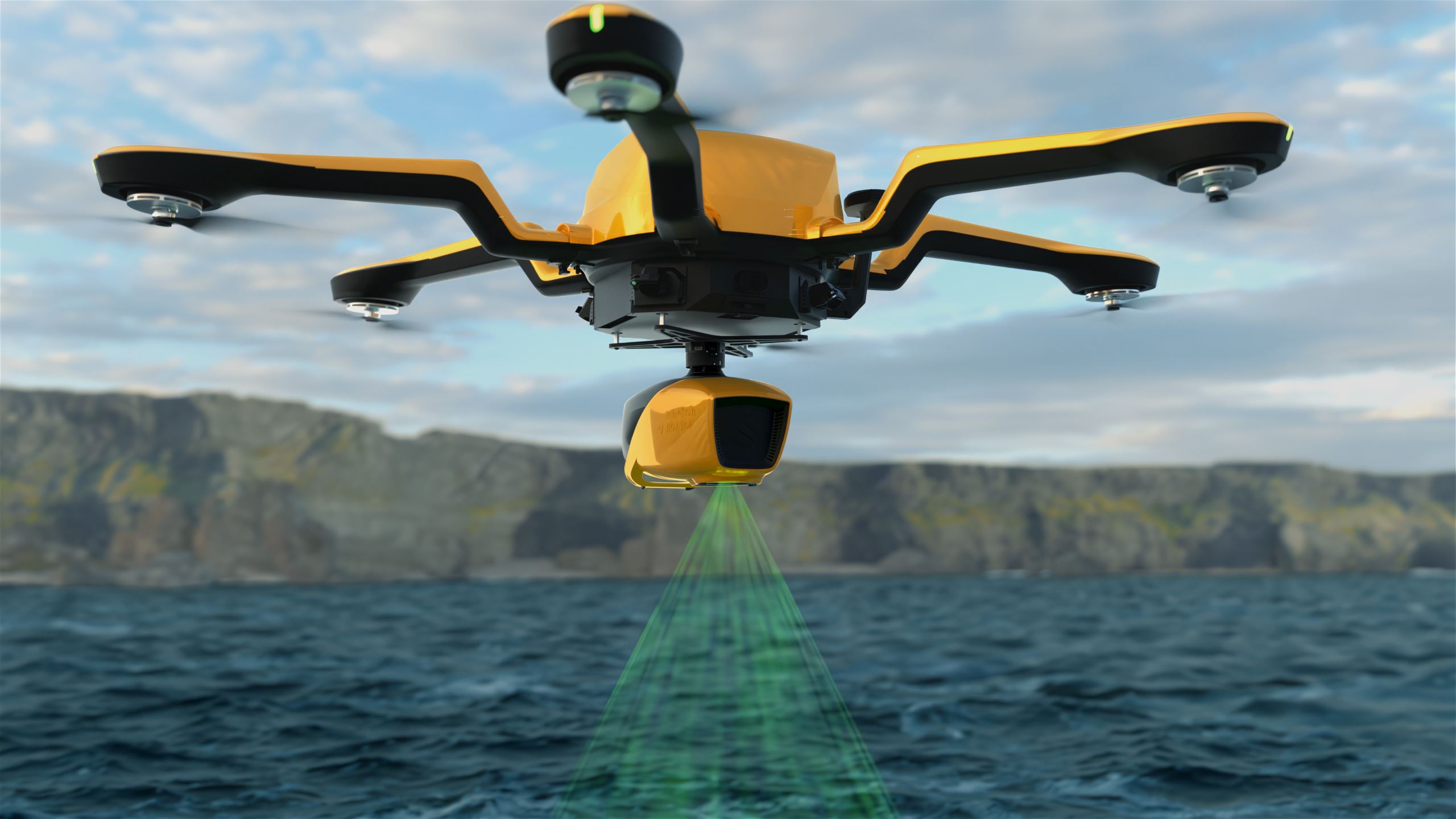 YellowScan Navigator: Bathymetric & topographic LiDAR solution for UAVs ...