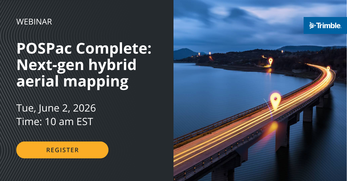 POSPac Complete: Next-gen hybrid aerial mapping - Geo-matching
