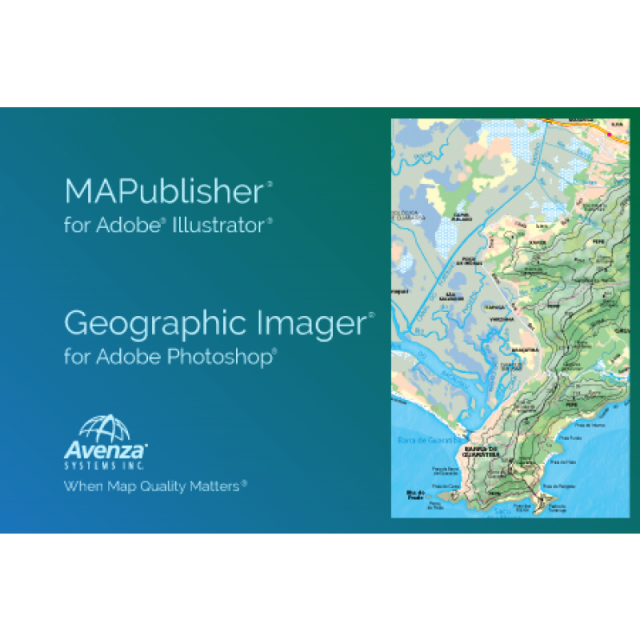 MAPublisher and Geographic Imager for Adobe CC