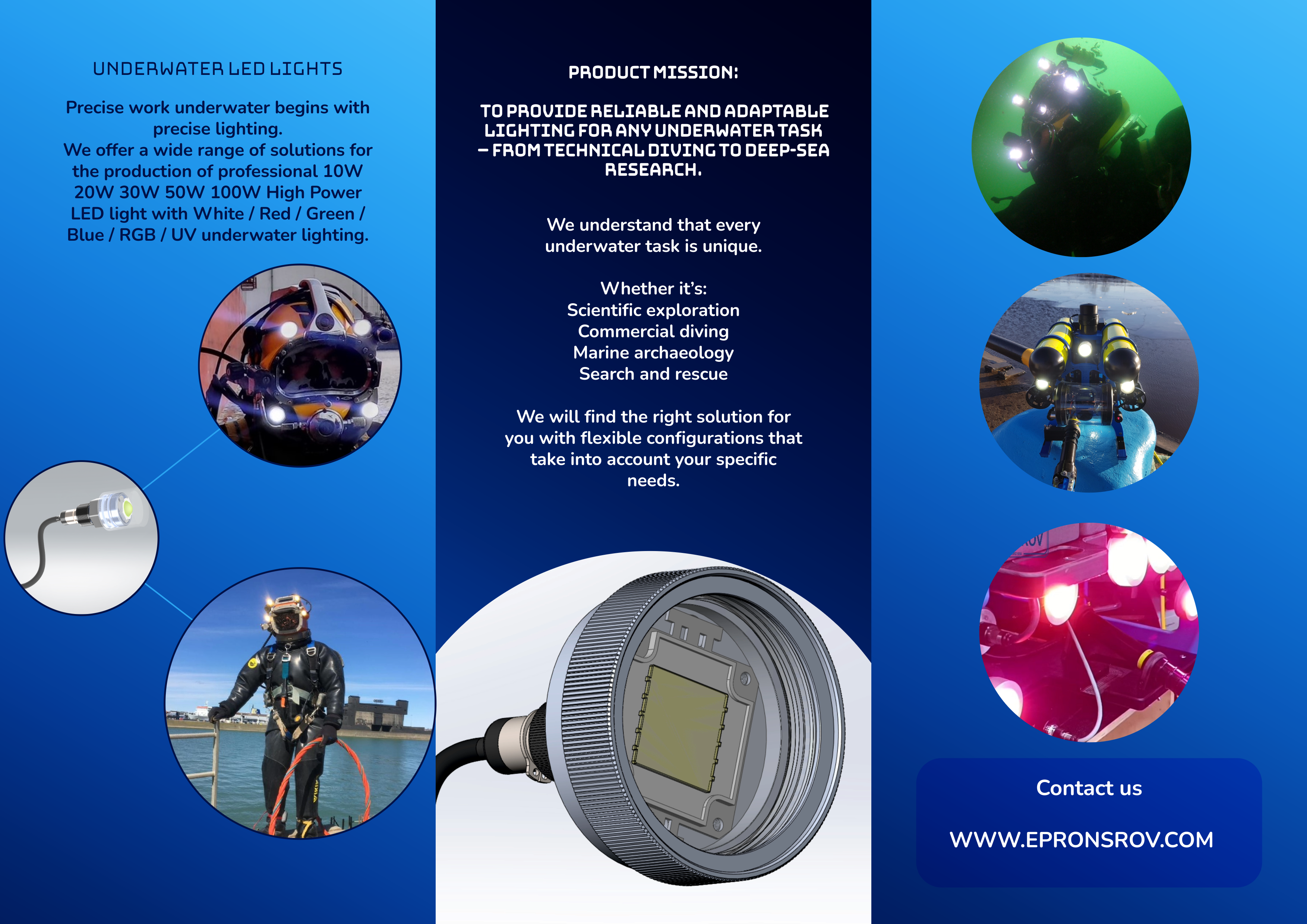 UNDERWATER LED LIGHTS - Geo-matching