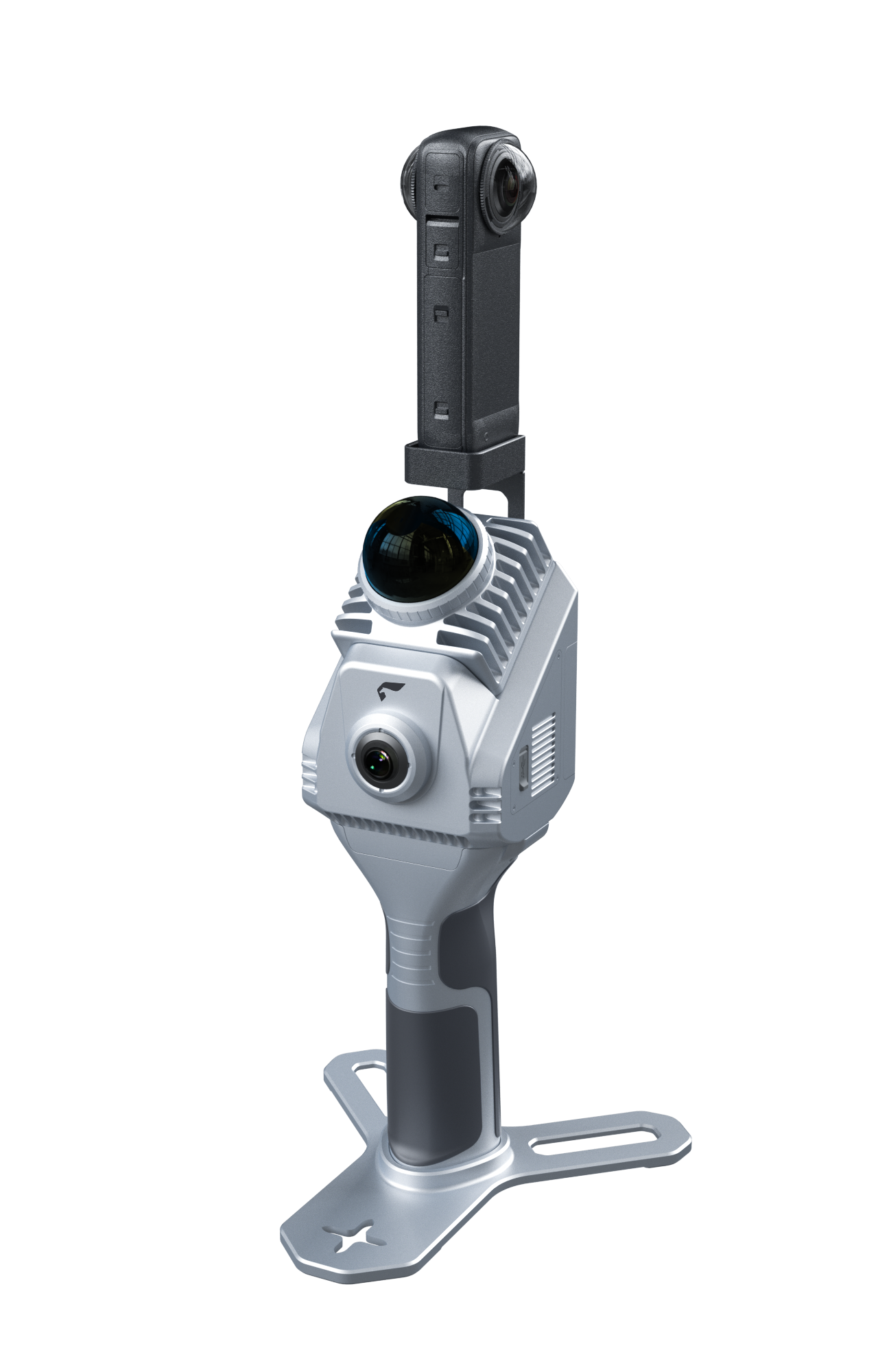 First generation 3D handheld scanner - SLAM100 - Geo-matching