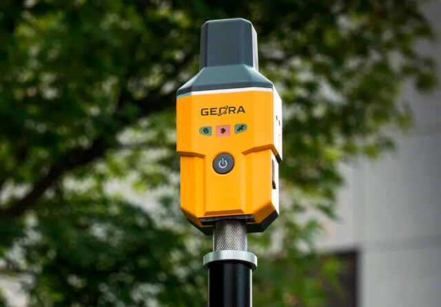 Compact GNSS RTK receiver GEORA with IMU