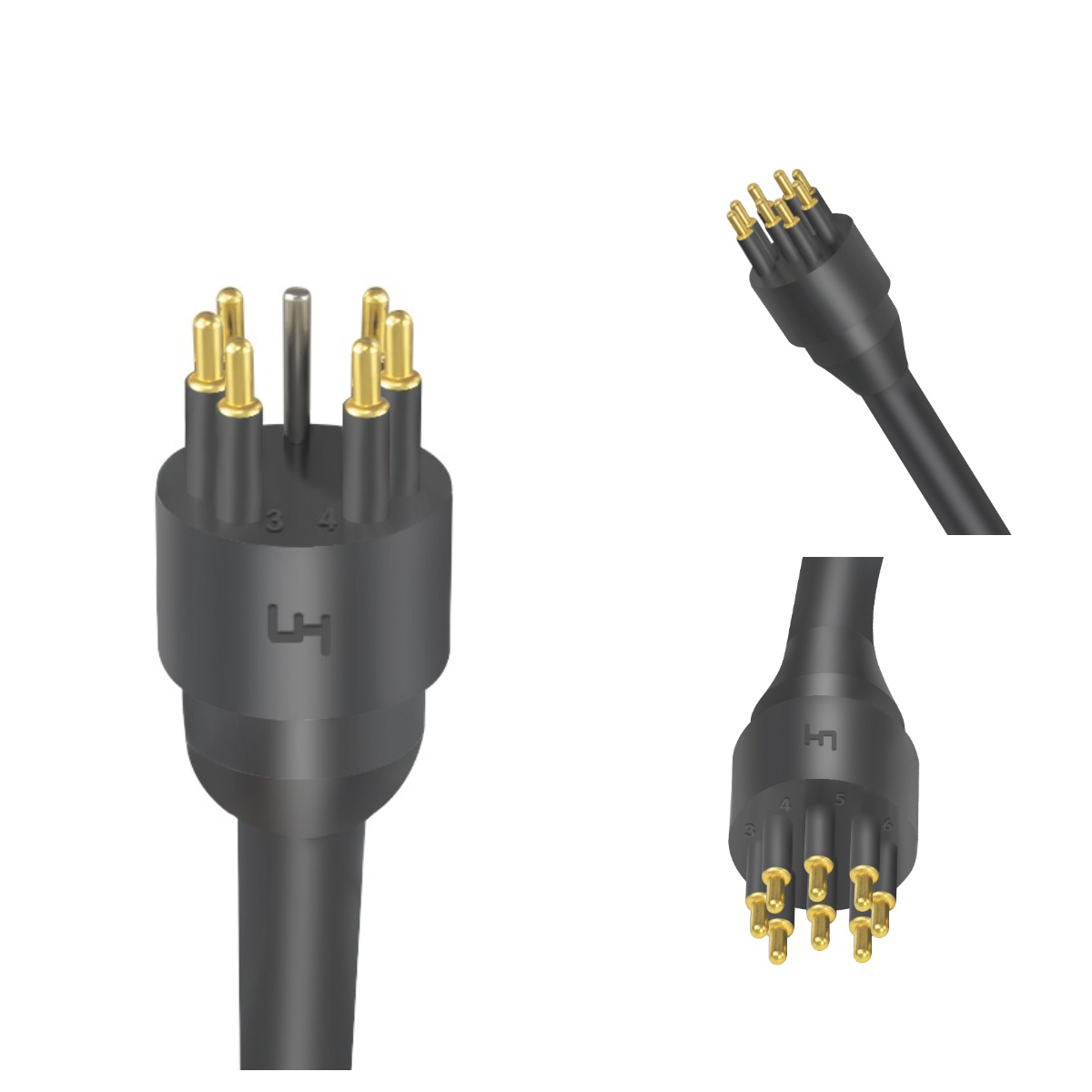 Circular Series 6/8/10 Pins Male Inline Cable Connector for Deepsea ...