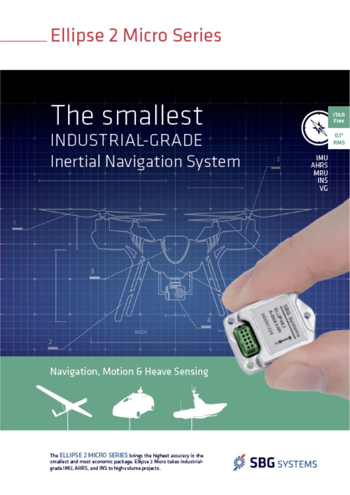 Ellipse 2 Micro IMU - Geo-matching