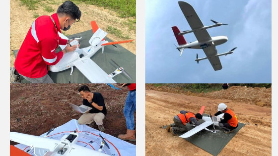 Mine Exploration in Indonesia Using UAVs and Airborne Lidar - Geo-matching