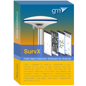 Geometer International Android mobile application SurvX for surveyors Survey software - Compare with Similar Products on Geo-matching.com