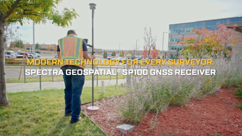 Spectra Sp100 Base Rover SP100 GNSS Receiver - Geo-matching