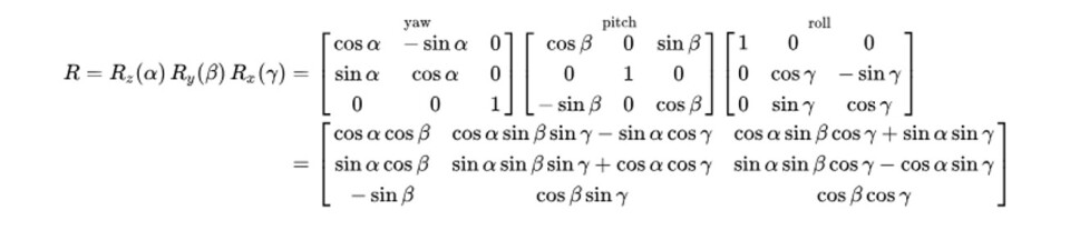 Controlled Rotation Matrix Precision Pitch and Roll Measurement: Enhancing Accuracy in Navigation ...