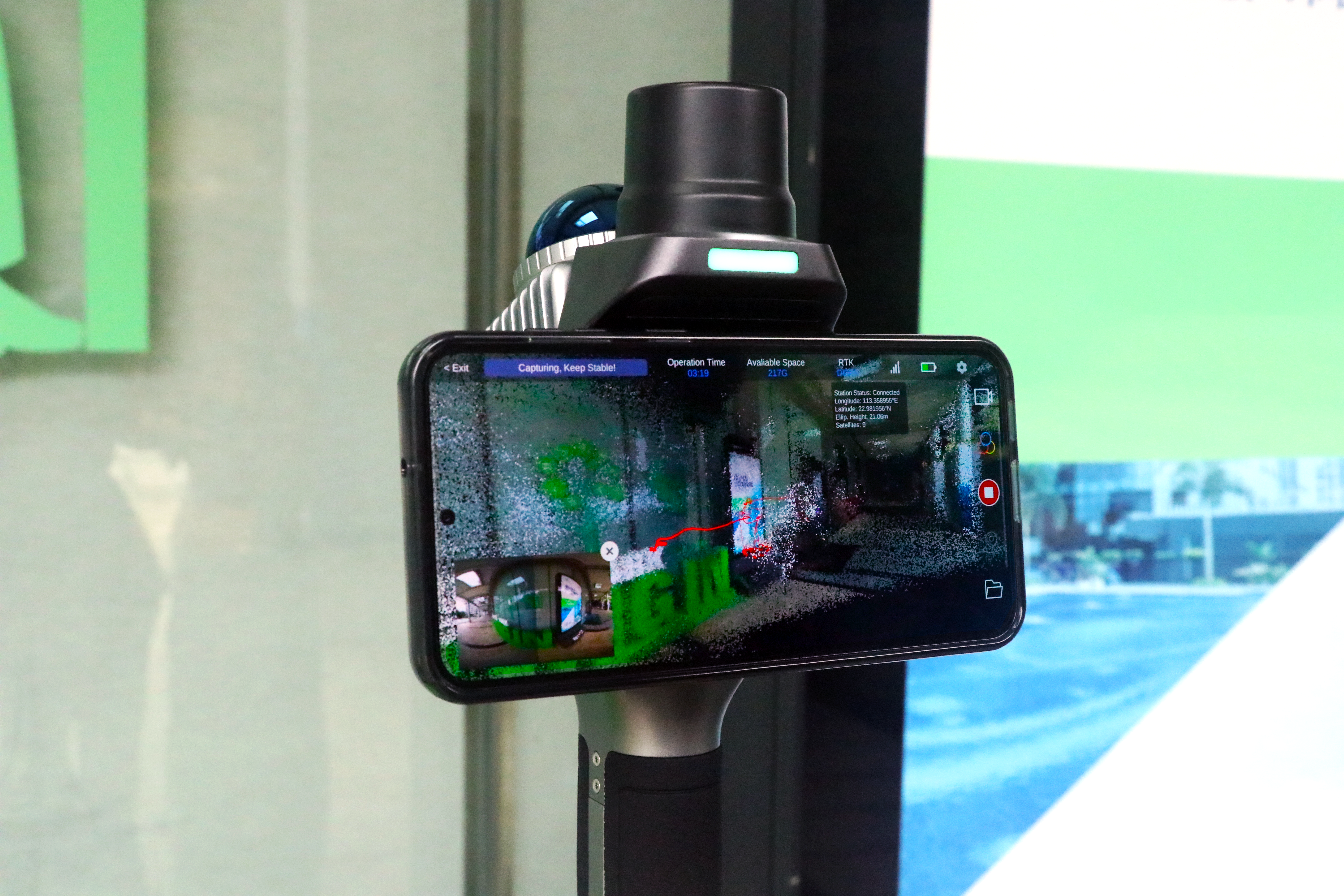 Cygnus Lite Handheld SLAM Scanner - Geo-matching