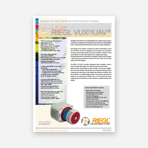 VUX-1UAV²² - Geo-matching