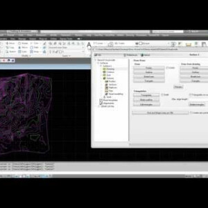 VisionCivil (EN) Create Surface & Contour Line - Geo-matching