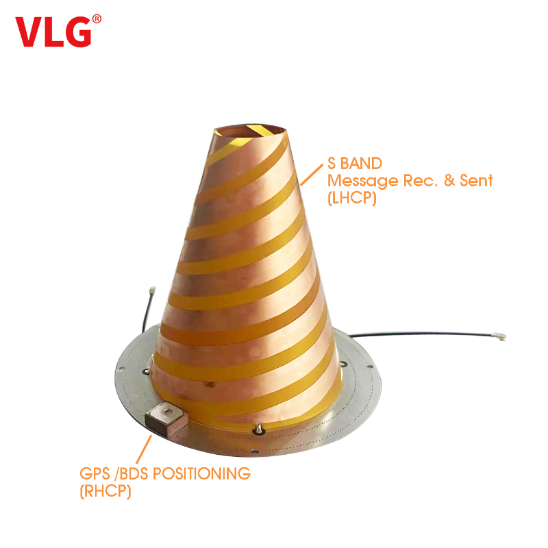 Passive S band MSS message communication & positioning helix Antenna ...