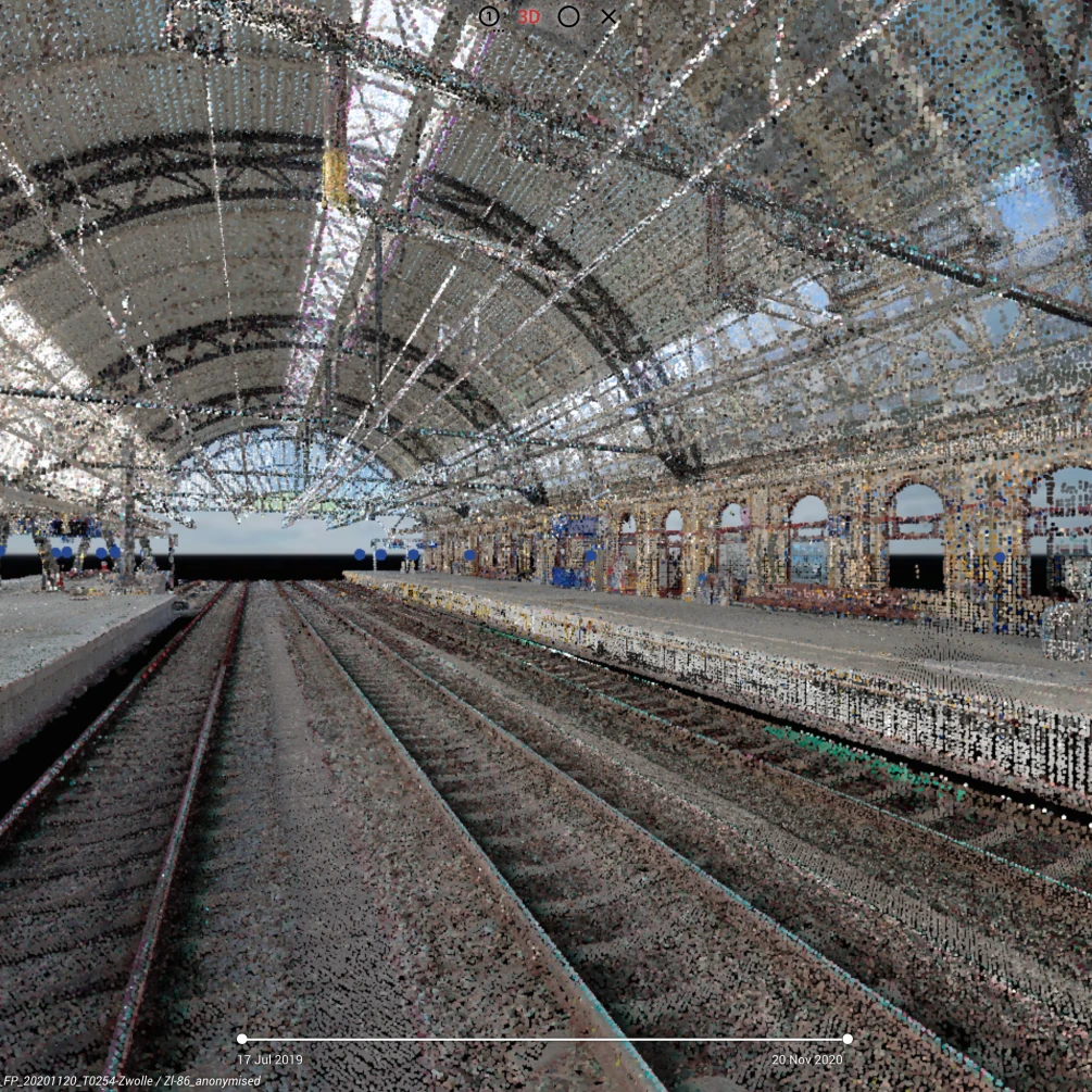The dutch railway network brought into view down to the finest details ...