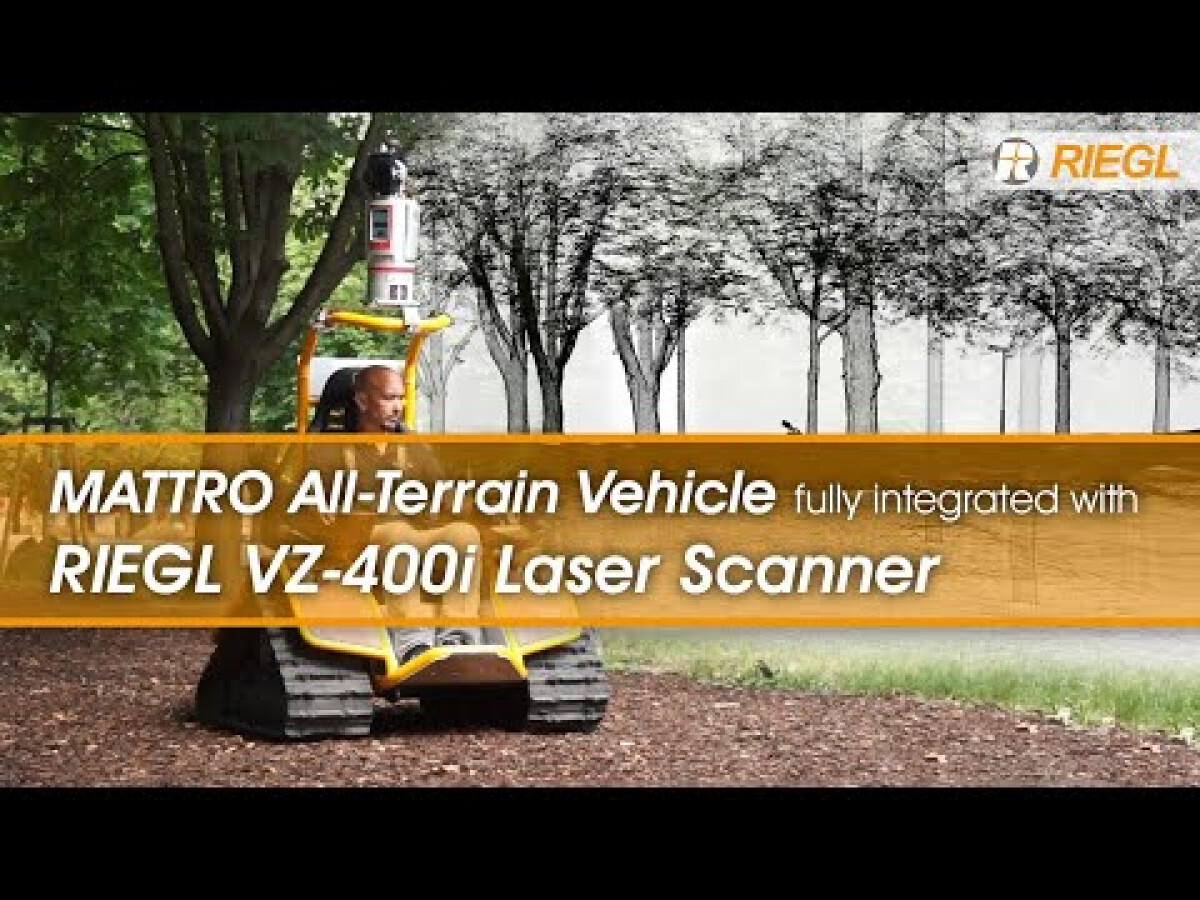 Atv Vision Machine MATTRO All-Terrain Vehicle (ATV) fully integrated with RIEGL VZ-400i ...