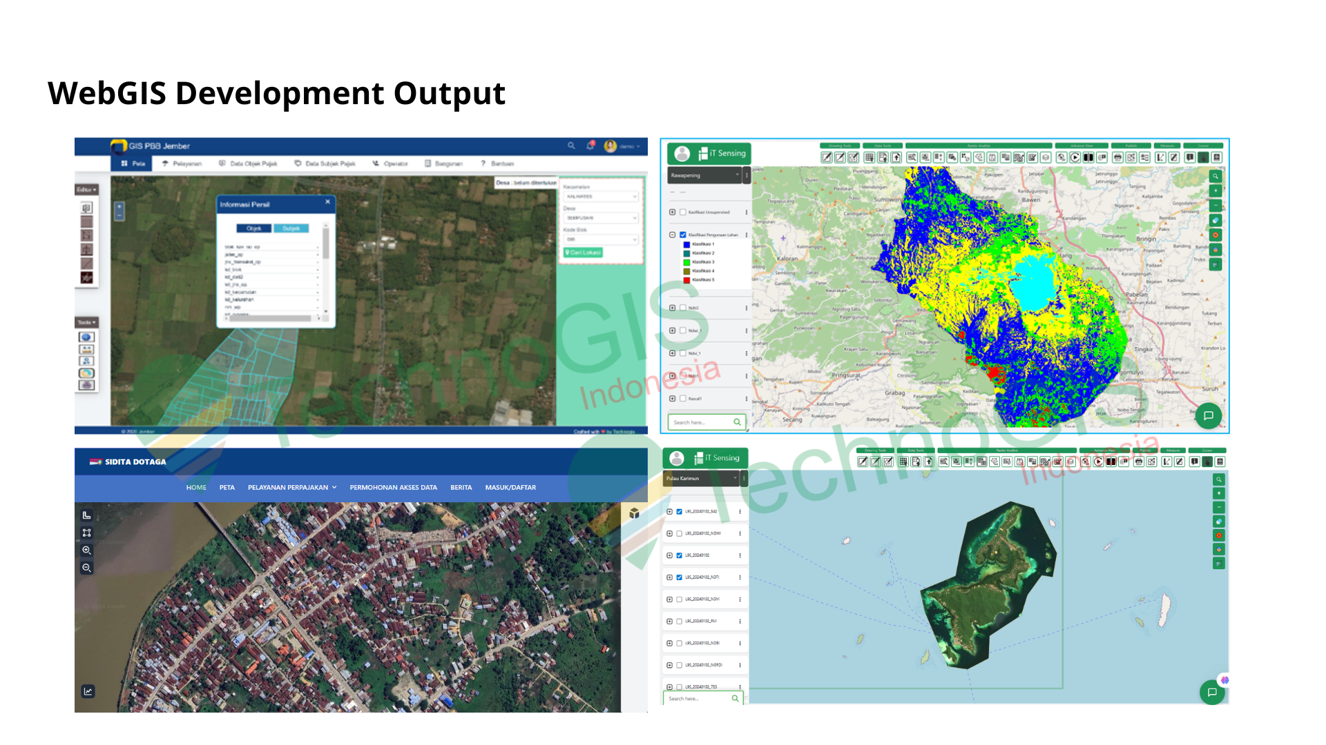 WebGIS Digital Monitoring - Geo-matching